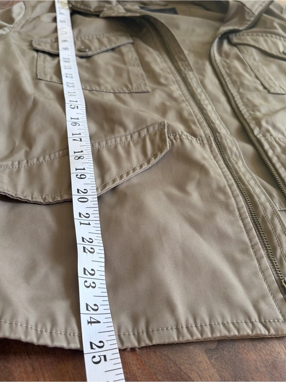 Banana Republic Men's Olive-Taupe Military Field Jacket excellent! Medium